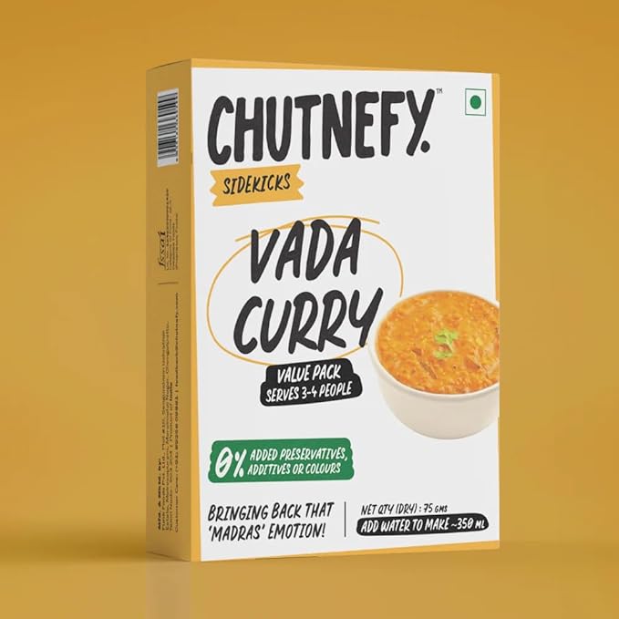 Chutnefy - Home Style Vada Curry - 75 gms Each (Pack of 2)